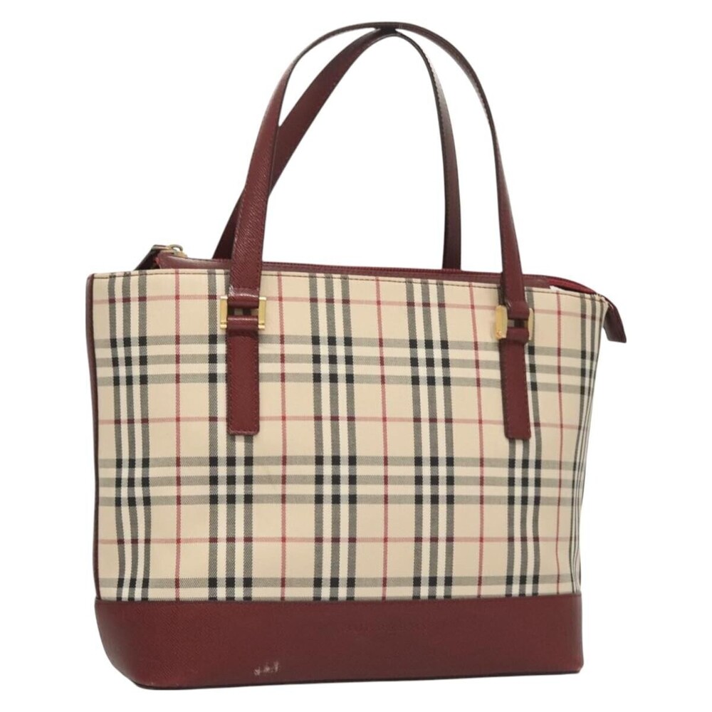 Burberry Nova Check Nova Check Canvas and leather